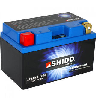 Shido LTZ14S Lithium - 12V ATV/MC/Snøscooter Batteri 12V, 4.5Ah, 60Wh, 150x87x110